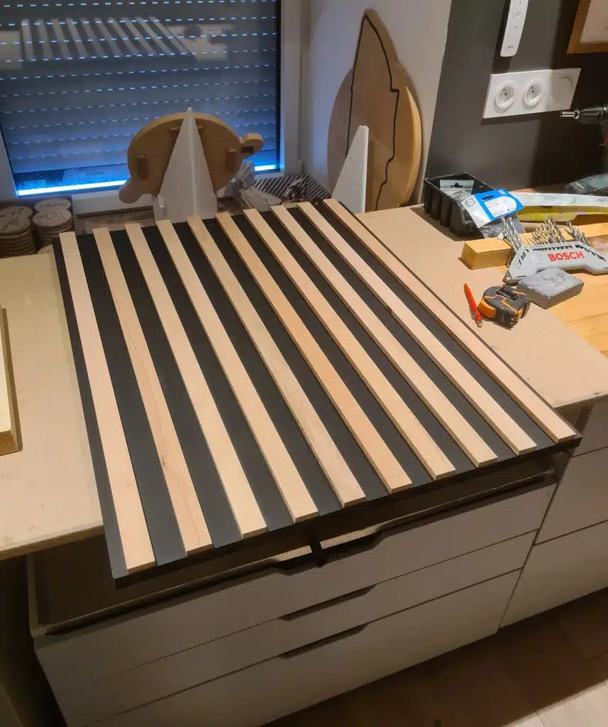panneau de porte sur mesure pour design du linéaire sur mesure